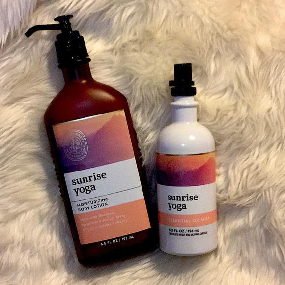 sunrise yoga lotion